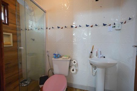 Banheiro  de casa de condomínio para alugar com 1 quarto, 120m² em São João do Rio Vermelho, Florianópolis