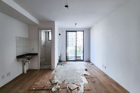 Sala - Quarto de kitnet/studio à venda com 1 quarto, 30m² em Santo Cristo, Rio de Janeiro