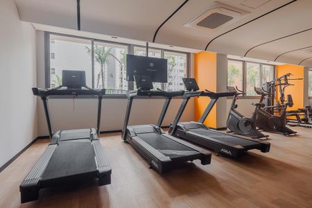 Studio à venda com 26m², 1 quarto e sem vaga Studio à venda com 26m², 1 quarto e sem vagaAcademia