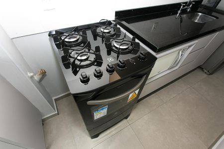 Apartamento para alugar com 34m², 1 quarto e 1 vagaCozinha - Fogão
