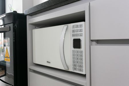 Apartamento para alugar com 34m², 1 quarto e 1 vagaCozinha - Microondas