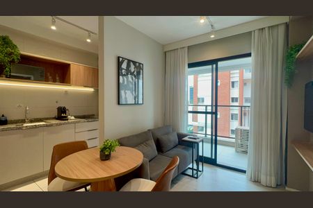 Sala de apartamento para alugar com 1 quarto, 37m² em Pinheiros, São Paulo