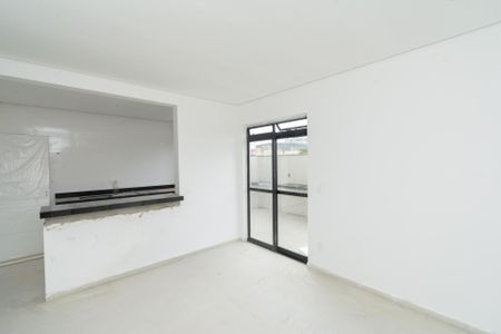 Sala de apartamento à venda com 3 quartos, 73m² em Inconfidentes, Contagem