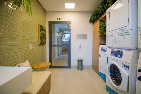 Studio para alugar com 27m², 1 quarto e sem vaga Studio para alugar com 27m², 1 quarto e sem vagaÁrea comum - Lavanderia