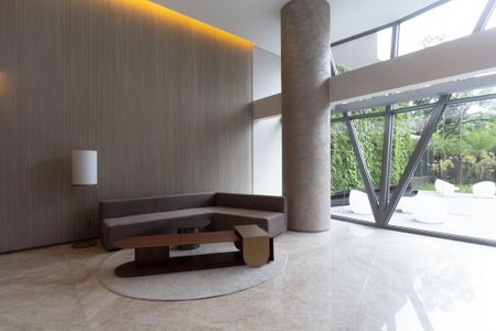 Apartamento para alugar com 65m², 2 quartos e 2 vagasHall social