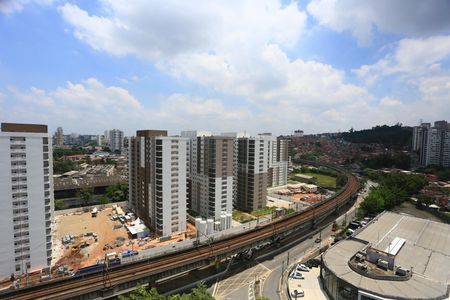 varanda vista de kitnet/studio para alugar com 1 quarto, 39m² em Vila Andrade, São Paulo
