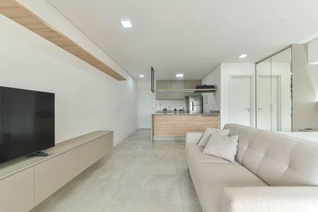 Sala de apartamento para alugar com 1 quarto, 42m² em Campo Belo, São Paulo