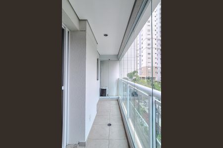 Varanda da Sala de apartamento para alugar com 1 quarto, 45m² em Várzea da Barra Funda, São Paulo