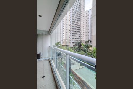 Varanda da Sala de apartamento para alugar com 1 quarto, 45m² em Várzea da Barra Funda, São Paulo