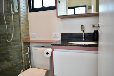 Apartamento para alugar com 51m², 1 quarto e sem vaga Apartamento para alugar com 51m², 1 quarto e sem vagaBanheiro da Suíte