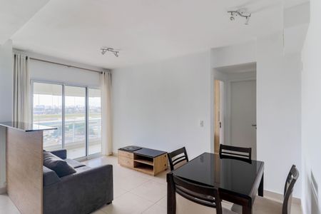 Sala de apartamento para alugar com 1 quarto, 47m² em Campo Belo, São Paulo