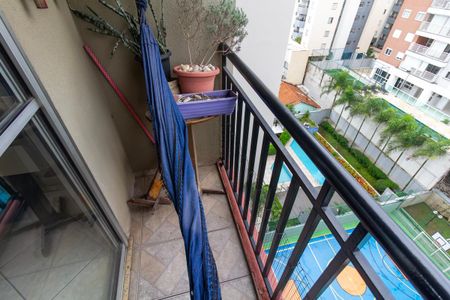 Apartamento à venda com 58m², 2 quartos e 1 vagaVaranda