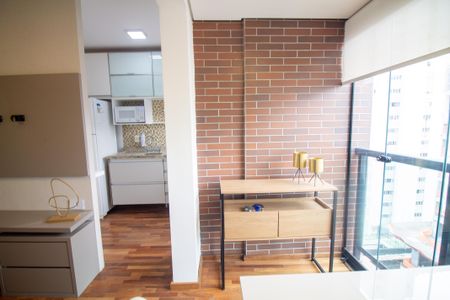 Sala de Jantar de apartamento para alugar com 1 quarto, 35m² em Campo Belo, São Paulo