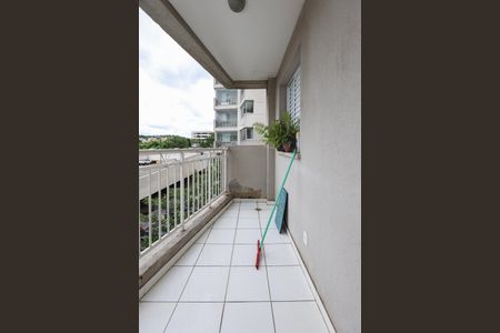 Varanda da Sala de apartamento para alugar com 2 quartos, 54m² em Jardim Monte Alegre, Taboão da Serra