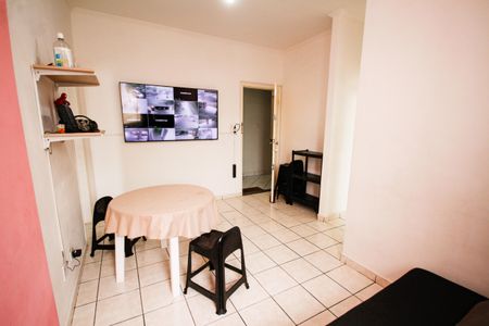 Sala de apartamento para alugar com 1 quarto, 62m² em Canto do Forte, Praia Grande