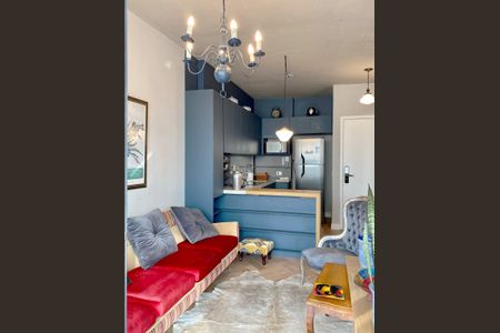 Sala de apartamento para alugar com 1 quarto, 44m² em Jardins, São Paulo