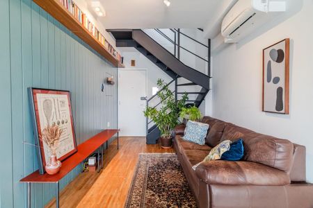 Apartamento para alugar com 86m², 1 quarto e 2 vagasSala