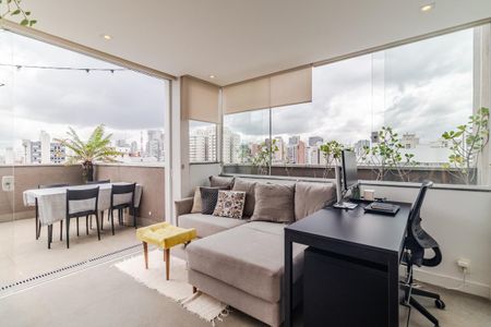 Apartamento para alugar com 86m², 1 quarto e 2 vagasCobertura