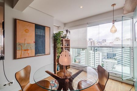 Apartamento para alugar com 86m², 1 quarto e 2 vagasSala