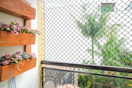 Varanda da sala de apartamento à venda com 2 quartos, 74m² em Santa Paula, São Caetano do Sul