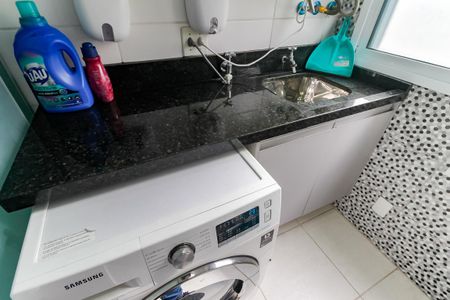 Apartamento para alugar com 55m², 2 quartos e 1 vagaDetalhe da area de serviço