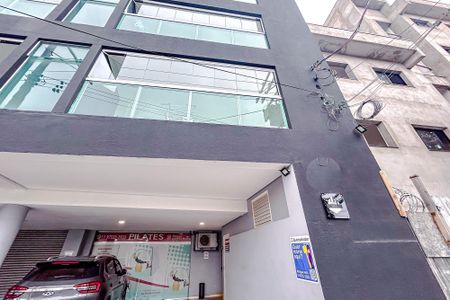 Apartamento para alugar com 30m², 1 quarto e sem vagaFachada com Plaquinha