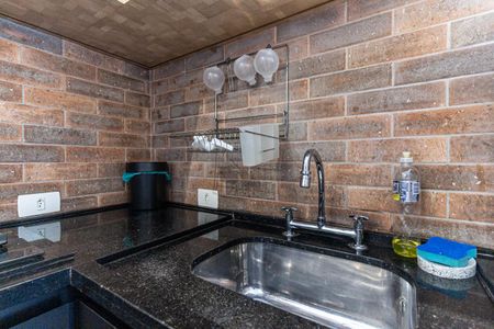 Cozinha de kitnet/studio para alugar com 1 quarto, 28m² em Santa Cecilia, São Paulo