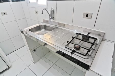 Cozinha de kitnet/studio para alugar com 1 quarto, 35m² em Vila Indiana, São Paulo