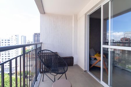 Studio para alugar com 29m², 1 quarto e sem vaga Studio para alugar com 29m², 1 quarto e sem vagaVaranda