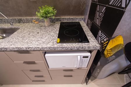 Studio para alugar com 29m², 1 quarto e sem vaga Studio para alugar com 29m², 1 quarto e sem vagaStudio - Cozinha