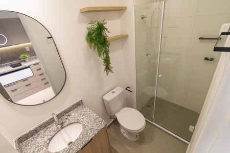 Studio para alugar com 29m², 1 quarto e sem vaga Studio para alugar com 29m², 1 quarto e sem vagaStudio - Banheiro