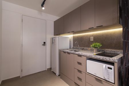 Studio para alugar com 29m², 1 quarto e sem vaga Studio para alugar com 29m², 1 quarto e sem vagaStudio - Cozinha