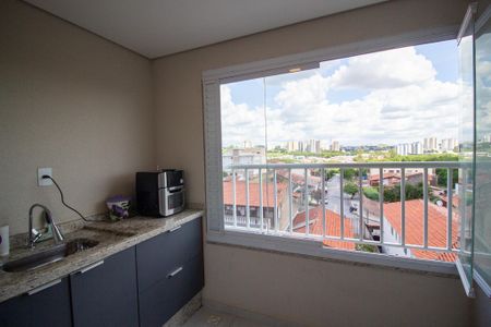 Varanda da Sala  de apartamento para alugar com 2 quartos, 62m² em Jardim Saira, Sorocaba