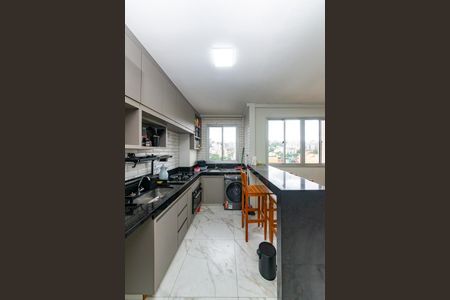 Cozinha de apartamento para alugar com 2 quartos, 55m² em Salgado Filho, Belo Horizonte
