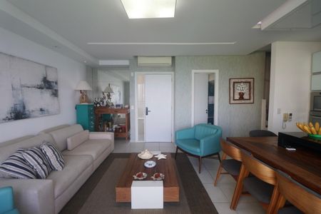 Sala de apartamento para alugar com 2 quartos, 82m² em Parque Enseada, Guarujá