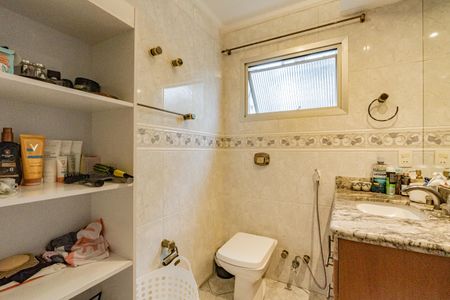 Banheiro da Suíte de apartamento à venda com 5 quartos, 160m² em Liberdade, São Paulo