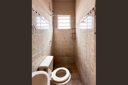 Banheiro Social de casa para alugar com 1 quarto, 35m² em Baeta Neves, São Bernardo do Campo