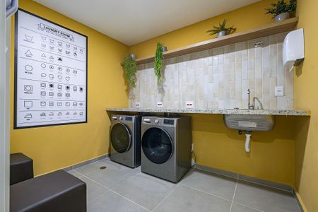 Studio para alugar com 26m², 1 quarto e sem vaga Studio para alugar com 26m², 1 quarto e sem vagaLavanderia