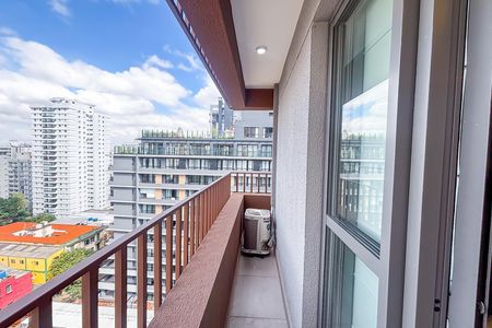 Apartamento para alugar com 26m², 1 quarto e sem vaga Apartamento para alugar com 26m², 1 quarto e sem vagaVaranda do Studio