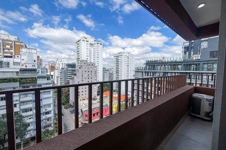 Apartamento para alugar com 26m², 1 quarto e sem vaga Apartamento para alugar com 26m², 1 quarto e sem vagaVaranda do Studio