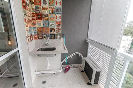 Studio para alugar com 35m², 1 quarto e 1 vagaDetalhe da area de serviço