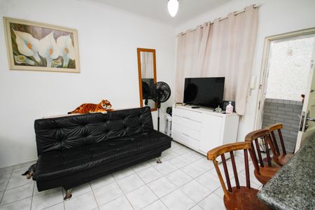 Sala de kitnet/studio para alugar com 1 quarto, 32m² em Boqueirão, Praia Grande