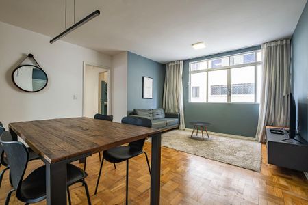 Sala/Cozinha de apartamento para alugar com 2 quartos, 94m² em Consolação, São Paulo