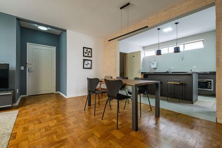 Sala/Cozinha de apartamento para alugar com 2 quartos, 94m² em Consolação, São Paulo