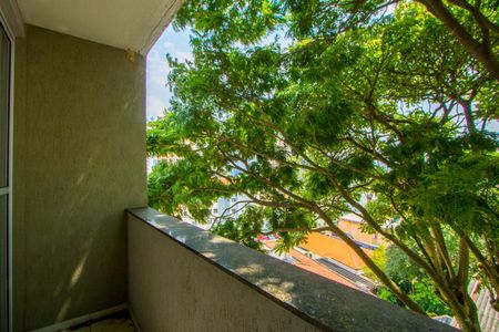 Varanda da sala de apartamento à venda com 3 quartos, 121m² em Vila Scarpelli, Santo André