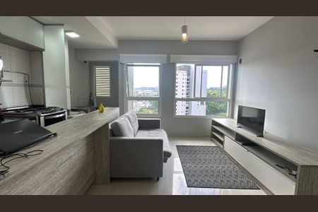 Sala de apartamento para alugar com 1 quarto, 44m² em Melville Empresarial Ii, Barueri