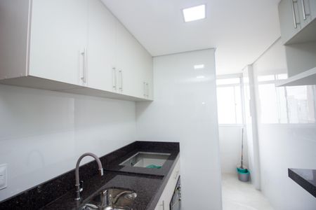 Apartamento à venda com 60m², 2 quartos e 1 vagaCozinha e Área de Serviço
