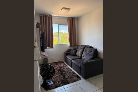 Sala de apartamento para alugar com 2 quartos, 44m² em Campo Grande, Rio de Janeiro
