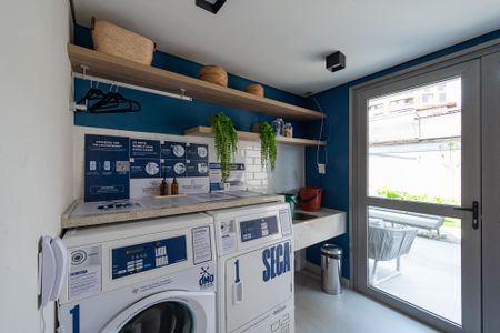 Studio para alugar com 25m², 1 quarto e sem vagaLavanderia