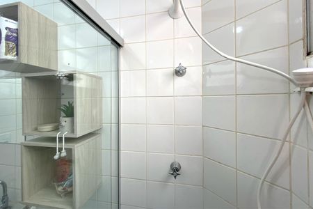 Banheiro da Suíte de apartamento à venda com 3 quartos, 77m² em Santa Efigênia, Belo Horizonte